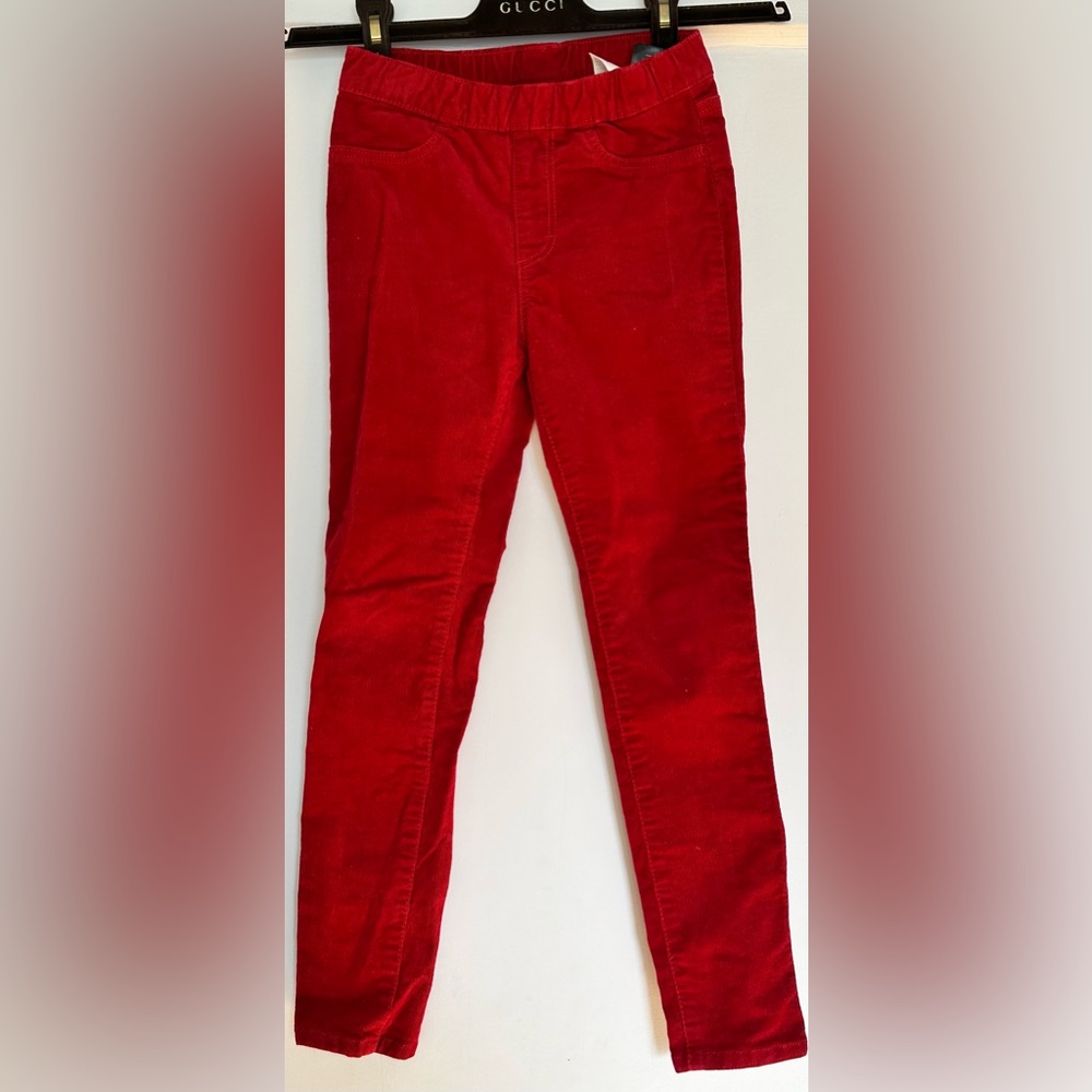 H&M red corduroy pants 7